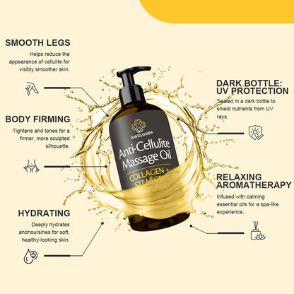 Awzlove® Luxurious Collagen & Stem Cell Anti-Cellulite Massage Oil🎉 (🔥70% Off for a Limited Time!) (Copy)🎁