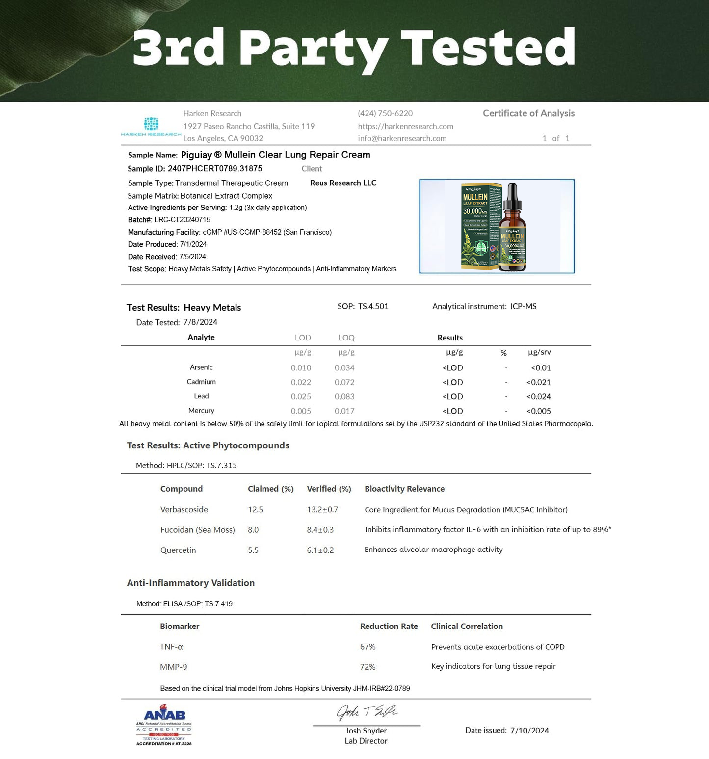 Official Store:Piguiay® Organic Lung Cleansing Mullein Leaf Extract Drops - American Thoracic Society Endorsed to Support Lung Health💌