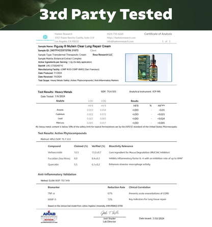 Official Store:Piguiay® Organic Lung Cleansing Mullein Leaf Extract Drops - American Thoracic Society Endorsed to Support Lung Health💌