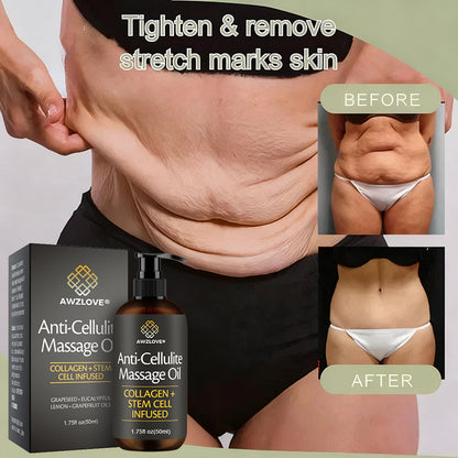 Awzlove® Luxurious Collagen & Stem Cell Anti-Cellulite Massage Oil🎉 (🔥70% Off for a Limited Time!) (Copy)🎁