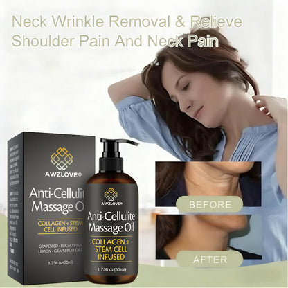 Awzlove® Luxurious Collagen & Stem Cell Anti-Cellulite Massage Oil🎉 (🔥70% Off for a Limited Time!) (Copy)🎁
