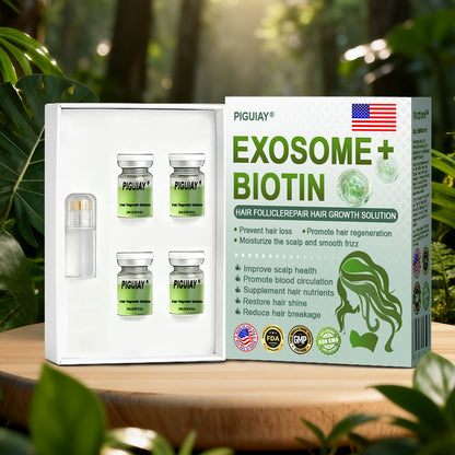 Piguiay® Hair Follicle Repair Hair Growth Solution - Latest microneedle system, rapid absorption,Achieve thicker hair quickly🌞