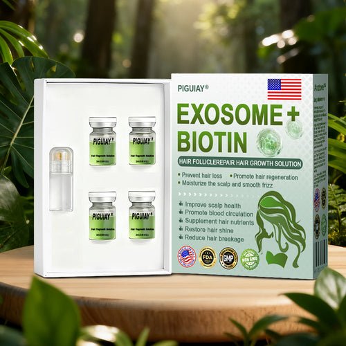 Piguiay® Hair Follicle Repair Hair Growth Solution - Latest microneedle system, rapid absorption,Achieve thicker hair quickly🌞