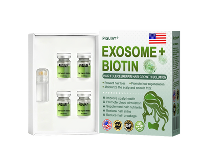 Piguiay® Hair Follicle Repair Hair Growth Solution - Latest microneedle system, rapid absorption,Achieve thicker hair quickly🌞